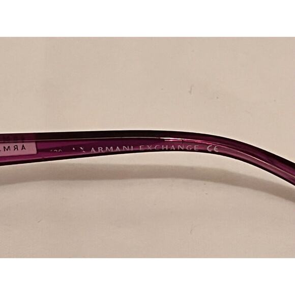 Armani Exchange Glasses Frame ~ With Case ~ Purple - Picture 8 of 12